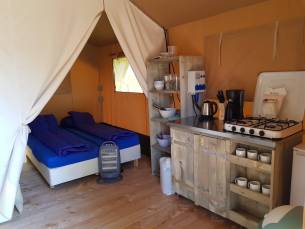 6-persoons Safaritent op park de Bonte Vlucht