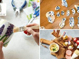 Creatieve workshop naar keuze + hapje en drankje