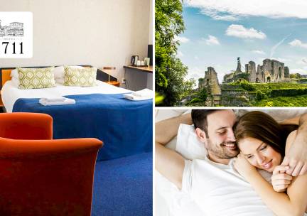 Overnachting voor 2 + ontbijt + late check-out in Valkenburg