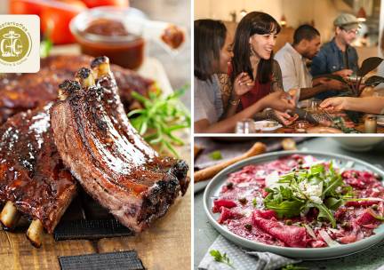 2-gangen keuzelunch of 3-gangendiner Ã  la carte