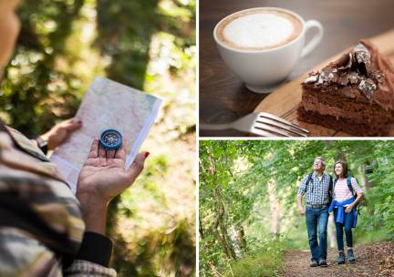 Interactieve puzzeltocht (1,5 tot 2 uur)+ koffie/thee/cappuccino/fris + gebak