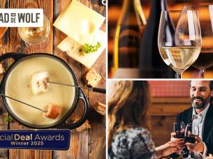 Kaasfondue + evt. dessert en/of fles wijn bij CafÃ© Aad de Wolf
