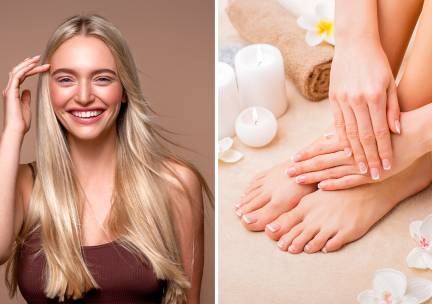 Kappersbehandeling of manicure- of pedicurebehandeling naar keuze