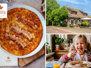 2-gangen pannenkoekenlunch of -diner bij Jeff's Farmhouse