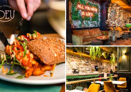 2-gangen keuzelunch bij Bar Bistro Loev in hartje Enschede