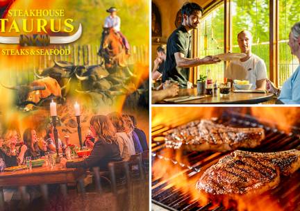 3-gangen keuzediner bij Steakhouse Taurus