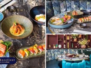 High sushi (1,5 uur) + pokébowl + evt. glas bubbels bij Restaurant Konomi