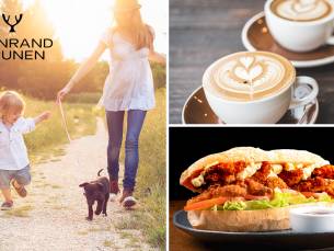 Wandelarrangement met warme drank + gebak + 2-gangen keuzelunch