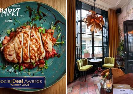 3-gangendiner Ã  la carte bij Brasserie De Markt