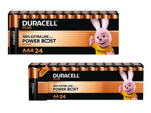 24 Stuks Duracell Plus Powerboost Alkaline Batterijen