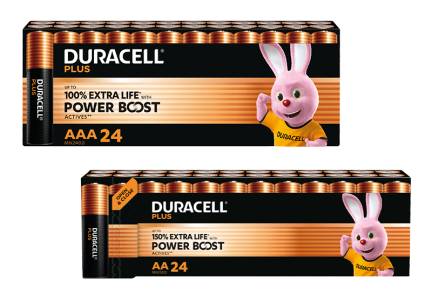 24 Stuks Duracell Plus Powerboost Alkaline Batterijen