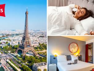Overnachting(en) voor 2 + ontbijt + warme dranken in Parijs