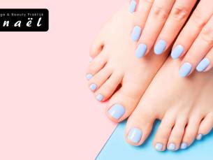 Manicure- of pedicurebehandeling + evt. BIAB, gellak of nagellak
