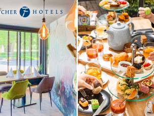 High tea, High Wine, High Beer of High Bubbles voor 2 bij Fletcher Hotels