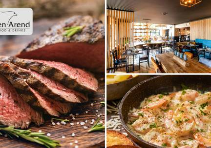 3-gangen keuzelunch of -diner