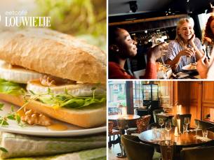 2-gangen keuzelunch bij Eetcafé Louwietje