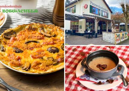 3-gangen keuzediner bij Pannenkoekenhuis De Boswachter