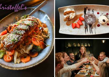 3-gangendiner à la carte bij Christoffel's