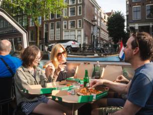 Pizza Cruise Amsterdam STROMMA