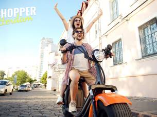 Huur e-chopper (3 uur)