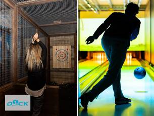 Bowlen en/of bijlwerpen bij DOCK Fun &Center
