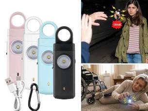 Persoonlijk Veiligheidsalarm Met 130 dB Sirene En Felle Stroboscoop - Vanda ...