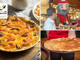 2- of 3 gangen pannenkoekendiner naar keuze + evt. brood vooraf