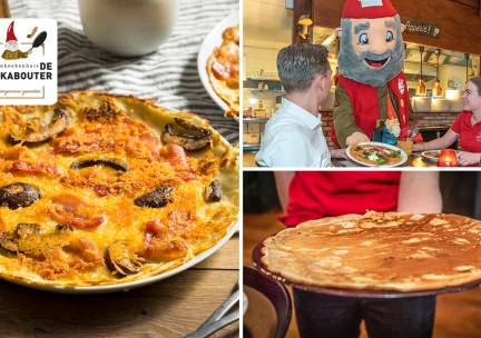 2- of 3 gangen pannenkoekendiner naar keuze + evt. brood vooraf