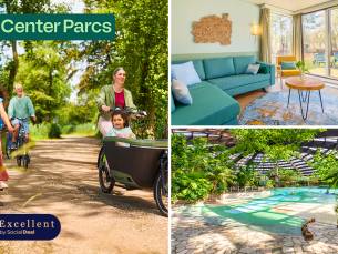 Overnachtingen voor 4 tot 8 personen bij Center Parcs De Kempervennen