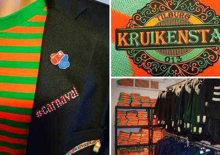 Waardebon voor carnavalsemblemen en accessoires
