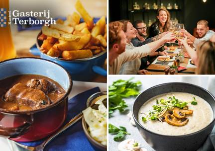 2- of 3-gangen keuzediner bij Gasterij Terborgh