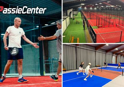 Huur padel of pickleball (1, 1,5 of 2 uur) voor max. 4 personen