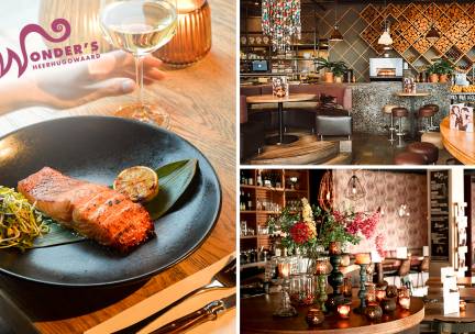 3-gangendiner Ã  la carte bij Wonder's Heerhugowaard