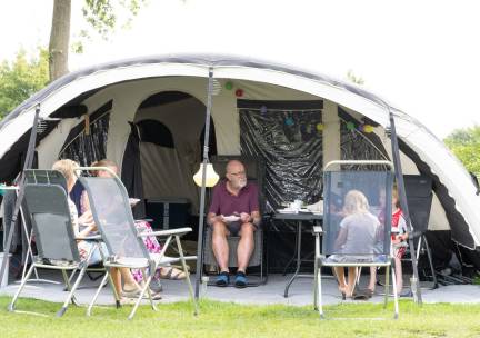 Comfort kampeerplaats hondenvrij