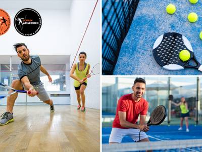 Huur squashbaan of padelbaan