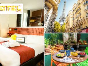 Overnachting voor 2 + ontbijt + late check-out in Parijs