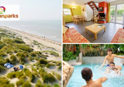 3, 4 of 7 overnachtingen voor 3 tot 8 pers. bij Sunparks Oostduinkerke aan Zee