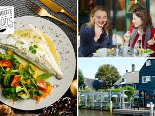 4-gangen keuzediner bij Restaurant D'Swarte Walvis