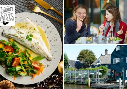 4-gangen keuzediner bij Restaurant D'Swarte Walvis