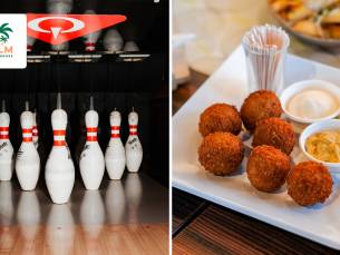 Bowlen (55 min) voor 2 tot 6 personen + 6 stuks bittergarnituur