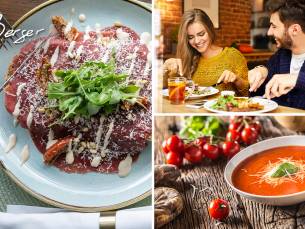 2- of 3-gangen keuzelunch bij CafÃ© Berger aan het Plein in Den Haag