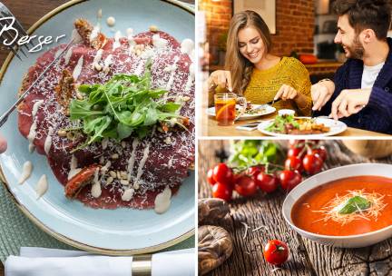 2- of 3-gangen keuzelunch bij CafÃ© Berger aan het Plein in Den Haag