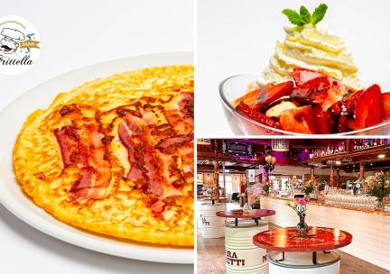 Hollandse pannenkoek naar keuze + dessert bij Pannenkoekenhuis ât Golfje Frittella