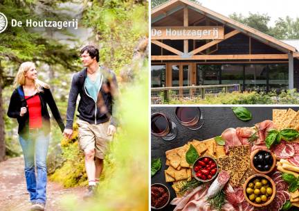 Wandelarrangement met warme drank en gebak + charcuterieplank