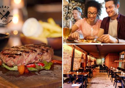 3-gangen keuzediner bij Restaurant Meat & Co