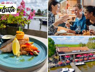 3-gangendiner Ã  la carte bij Restaurant Salsuta op eiland De Woude