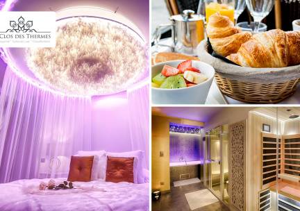 Overnachting voor 2 personen + champagne + ontbijt + late check-out en meer in Chaudfontaine