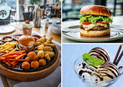 High friet of 2- of 3-gangendiner Ã  la carte