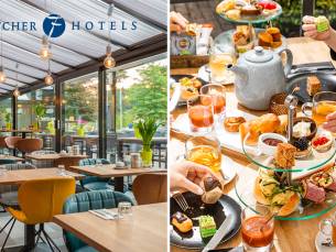 High Tea, High Wine, High Beer of High Bubbles voor 2 bij Fletcher Hotels