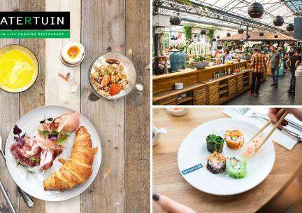 All-You-Can-Eat & Drink-lunch (3,5 uur) bij Watertuin Naaldwijk
